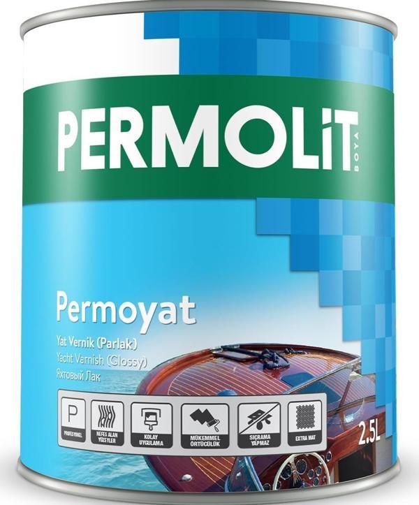 Permolit Akçalı Sentetik Parlak Şeffaf Yat Vernik 0.75 Lt. - Image 1