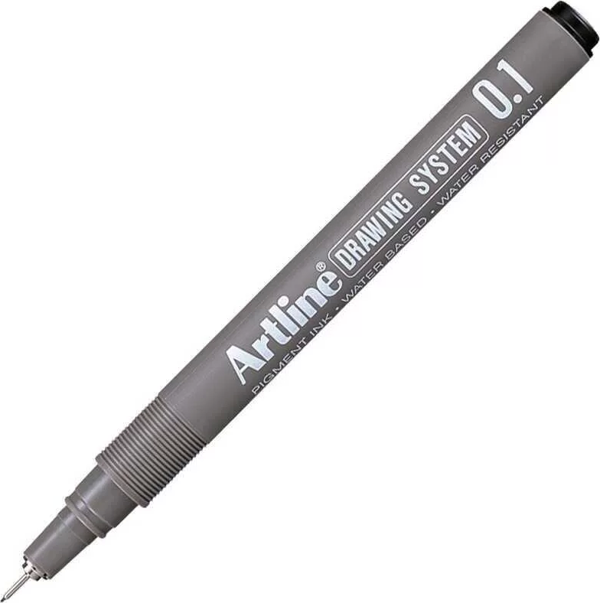 Artline 231 Çizim Kalemi Drawing System 0.1 mm Siyah - Image 1