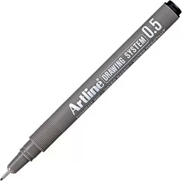 ARTLİNE 235 ÇİZİM KALEMİ 0.5mm SİYAH - Image 1
