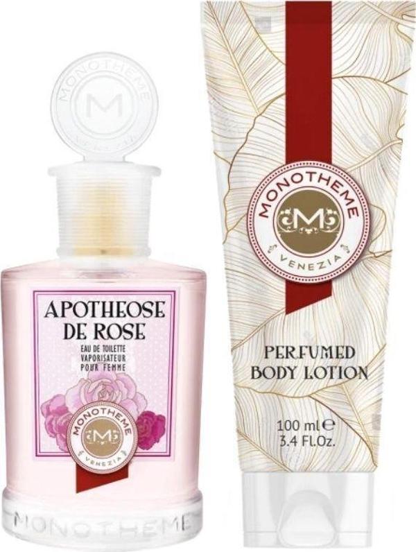 Monotheme Apotheose De Rose EDT 100 ml+Perfumed Body Lotion 100 ml Kadın Parfüm Seti - Image 1
