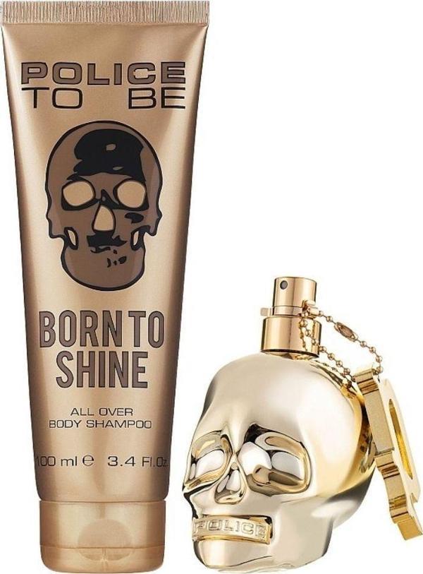 Police To Be Born To Shine EDT 40 ml + All Over Body Shampoo 100 ml Erkek Parfüm Seti - Image 1