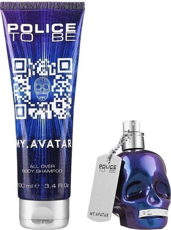 Police To Be My.Avatar EDT 40 ml+All Over Body Shampoo 100 ml Erkek Parfüm Seti - Image 1