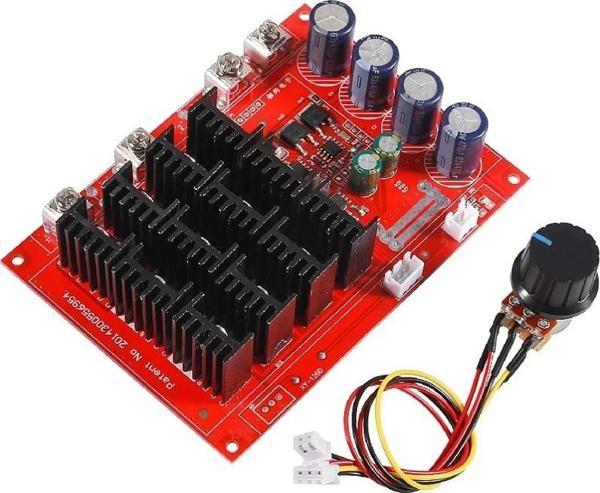 60A Motor Sürücü Hız Devresi 10V - 50V 3000W PWM 12V 24V 48V - Image 1