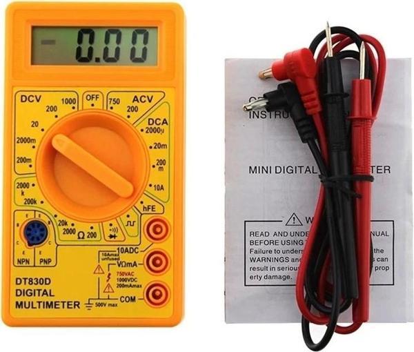 Dijital Ölçü Aleti DT - 830D Multimetre Avometre - Image 1