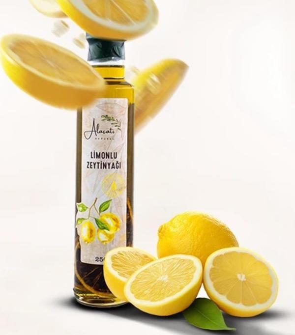Alaçatı Naturel Limonlu Zeytinyağı 250 ml e - Image 1