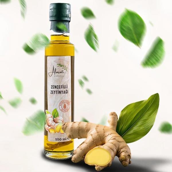 Alaçatı Naturel Zencefilli Zeytinyağı 250 ml e - Image 1