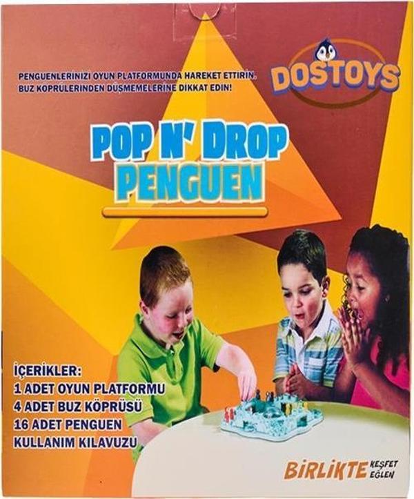 Dostoys Pop N’ Drop Penguen Kutu Oyunu - Image 1