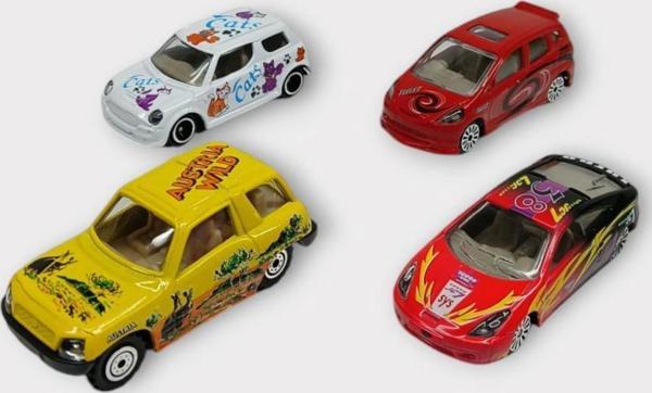 Maxx Wheels 4 lü Metal Araç Seti - Şehir Araçları - Image 1