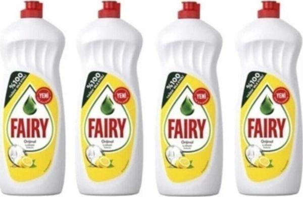 Fairy Bulaşık Deterjanı Limon 650 ml X 4 Adet - Image 1