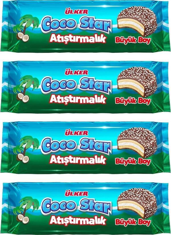 Ülker Coco Star Atıştırmalık Büyük Boy 154 Gr X 4 Adet - Image 1