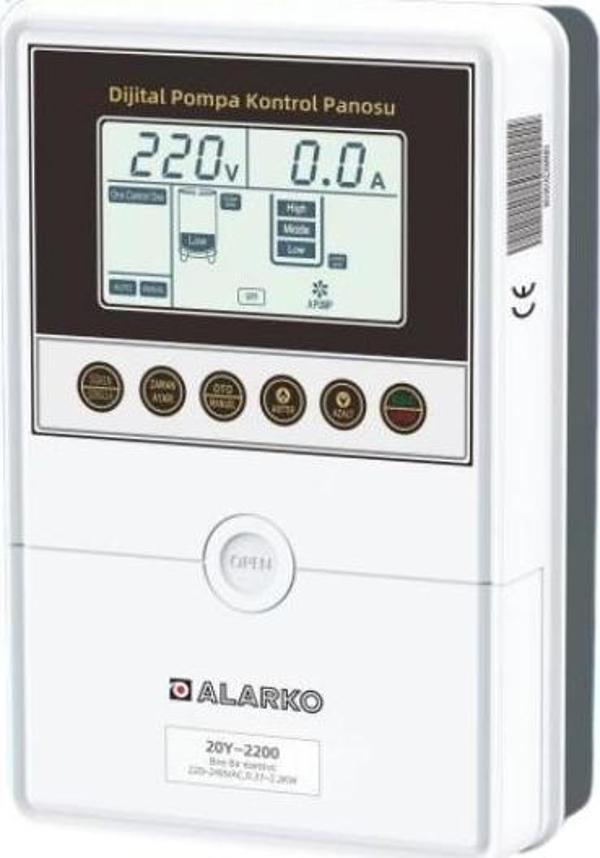 Alarko 0,5 - 4 Hp 220V Monofaze Dijital Akıllı Pompa Kontrol Panosu - Image 1