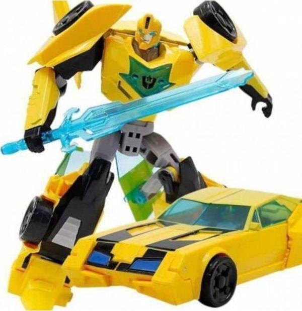 Oyuncak Bumblebee Oyuncak Metal Gövde Robot Olan Araba Transformer Robot Dönüşebilen Oyuncak Robot - Image 1