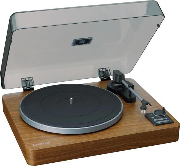 Lenco Lbta-165WD Pikap Plak Çalar Bluetooth Tam Otomatik Metal Döner Tabla - Ahşap - Image 1