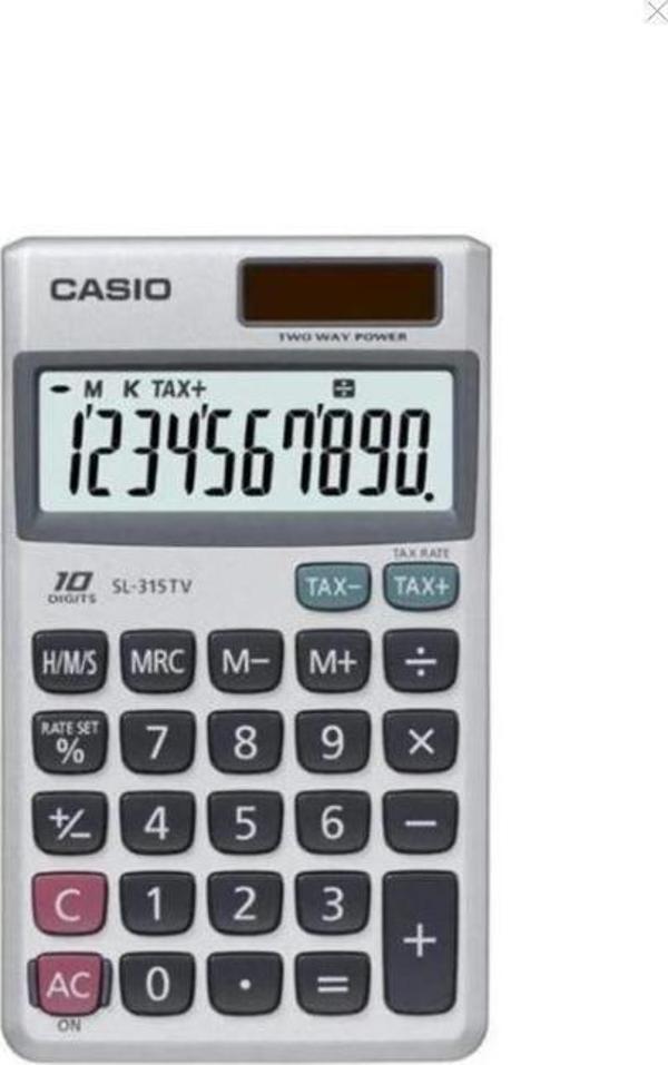 CASIO SL-315TV CEP TİPİ HESAP MAKİNESİ 10 HA - Image 1