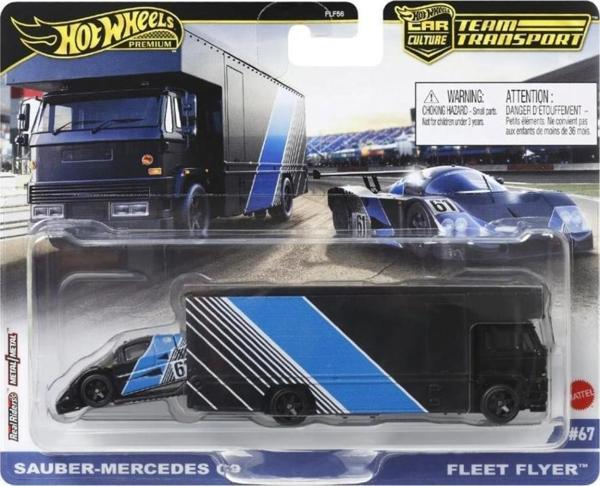Hot Wheels Premium HRV41 Team Transport Sauber-Mercedes C9 / Fleet Flyer  (#67) - Image 1