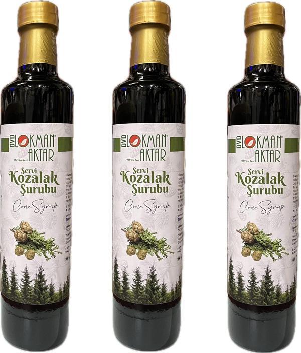 Servi Kozalağı Şurubu 500ml Cupressus Sempervirens 3 Adet - Image 1