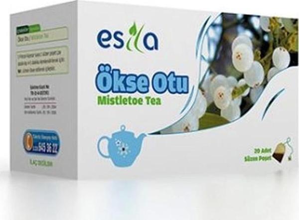 Esila Ökse Otu Bitki Süzen Poşet Çay 20 x 2 G - Image 1