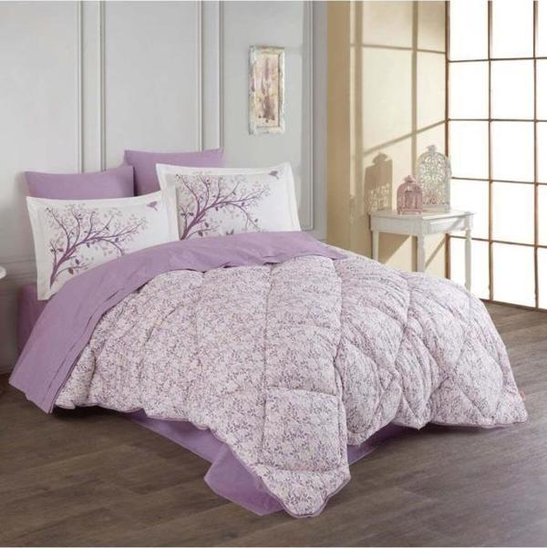 Hobby Arianna Mürdüm - Poplin Çift Kişilik Uyku Seti - Image 1