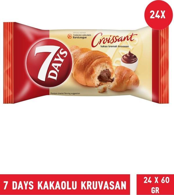 7 Days Kakaolu Kruvasan 60 gr - 24 Adet - Image 1