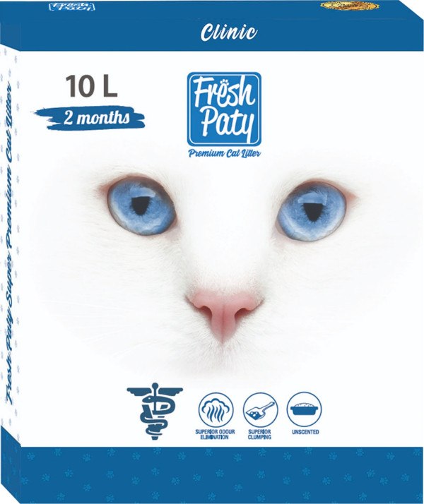 Fresh Paty Clinic Kokusuz Kedi Kumu 10 L - Image 1