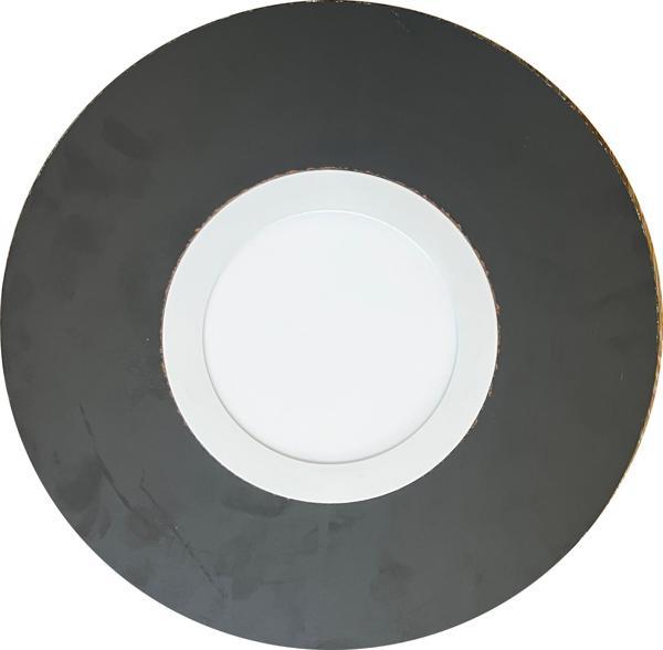 Antrasit Tavan Lambası - Merdiven Lambası - Koridor Lambası - Banyo Lambası - Çocuk Oda - Mdf Lam 33cm 12W - Image 1