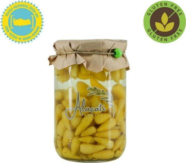 Alaçatı Naturel Doğal Antalya Biberi Turşusu 660cc Süzme 300 g e - Image 1