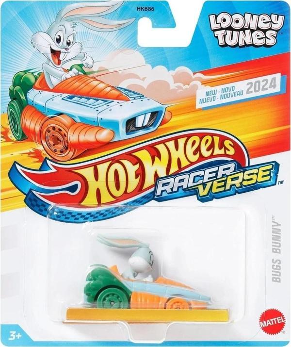 Hot Wheels Looney Tunes Racer Verse Bugs Bunny Looney Tunes, 2024-HRT26 - Image 1
