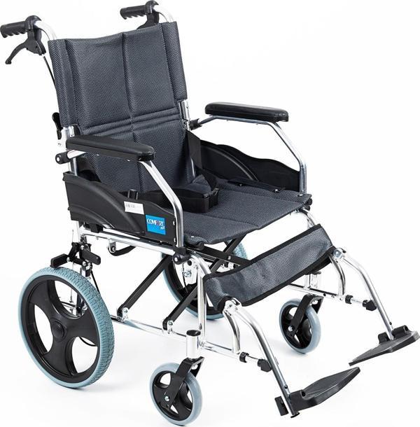 Comfort Plus KY863LABJ-A12 Füme Alüminyum Transfer Özellikli Tekerlekli Sandalye - Image 1