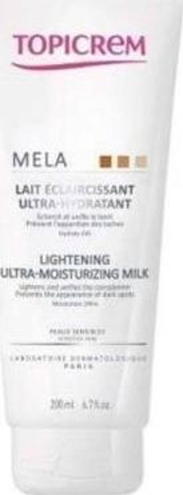 TOPICREM Mela Unifying Ultra Moisturizing Milk 200 ml - Image 1