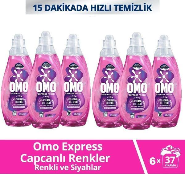 OMO EXPRESS FRESH RENK&SİYAH 1480 ML 6 ADET - Image 1