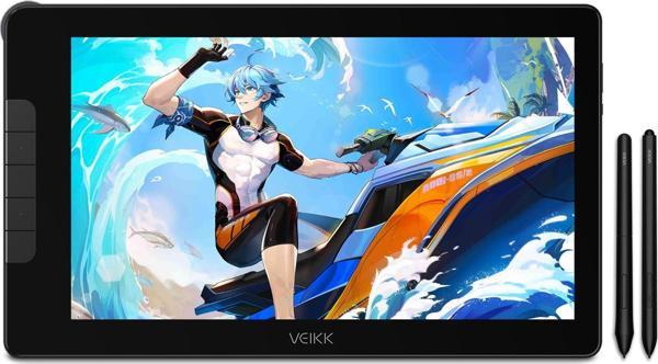 Veikk VK1600 16384 Levels 5080 LPI 15.6" FHD IPS Grafik Tablet + 2 Adet Kalem - Image 1