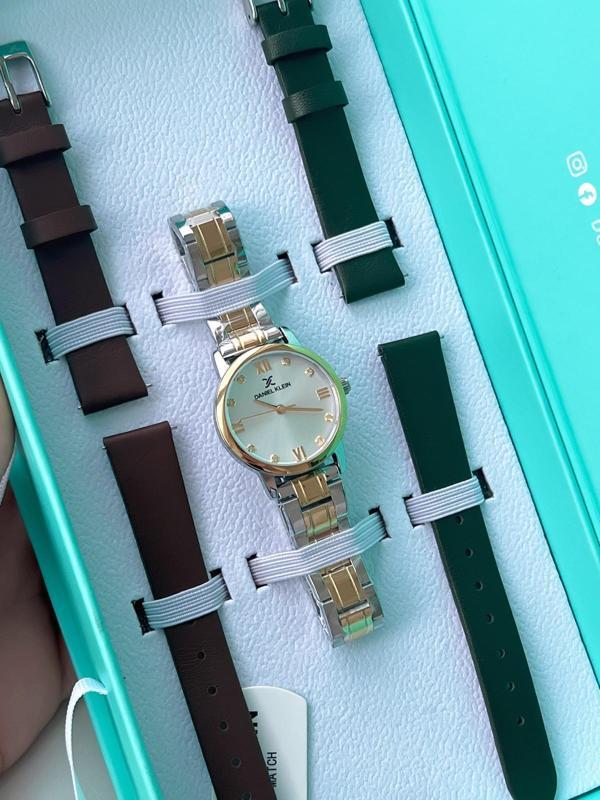 Daniel Klein Rolex Kasa Çelik Kordon Çelik Takı Seti Hediyeli 2Yıl Garantili Kadın Kol Saati 13773X3 - Image 1