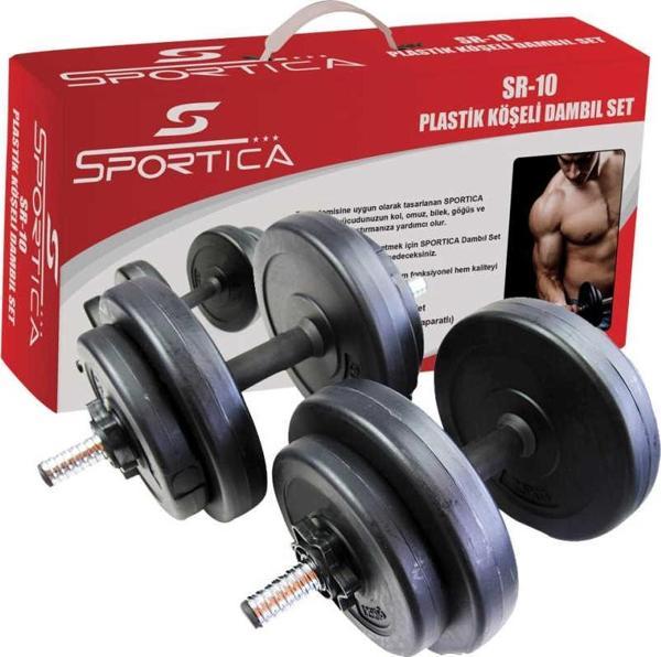 Sportica Sr10 Plastik Dambıl Seti 10,5Kg - Image 1