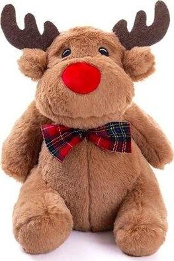 Yılbaşı Sevimli Geyik Pelüş 25 cm - Image 1