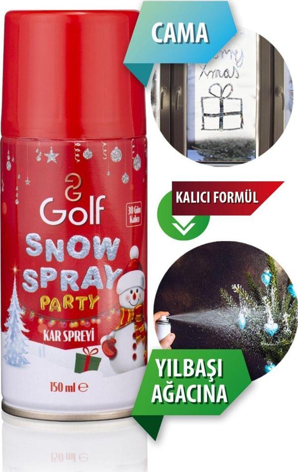 Yılbaşı Parti Dekorasyon Kalıcı Kar Spreyi 150 ml - Image 1