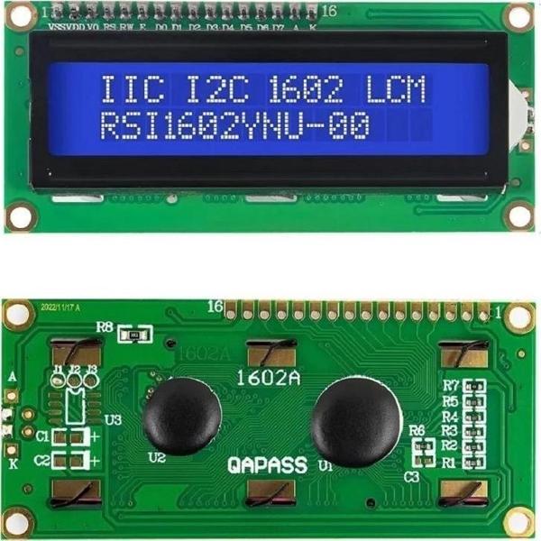 16x2 LCD EKRAN - Mavi 2x16 Screen Display - Image 1