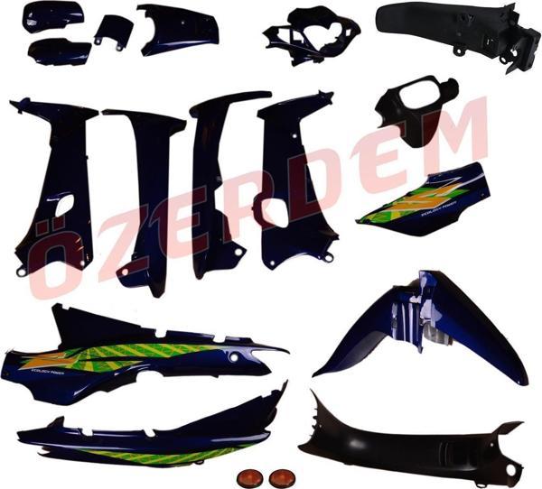 Cub Çelik Kaporta Seti Mavi 16 Parça - Image 1