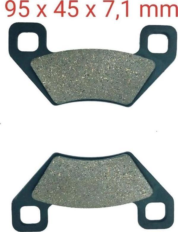 Atv 250 Fren Disk Balata Kare Delik 2 Kulak Fa395 - Image 1