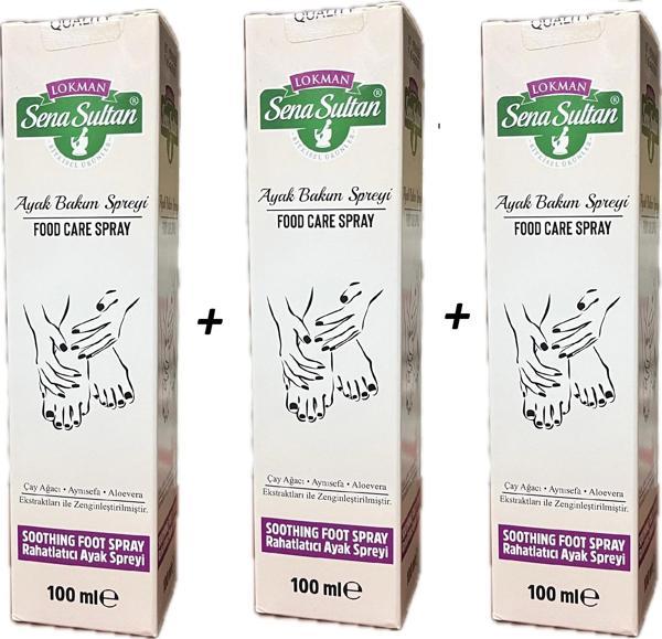 Sena Sultan Ayak Bakım Spreyi/ Foot Care Sprey 100 ml 3 Adet - Image 1