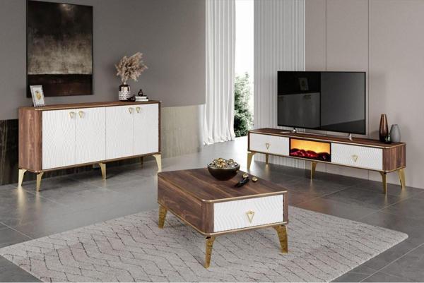 Venüs Smart Sömi?Neli? 3'Lü Salon Set Takimi - Image 1