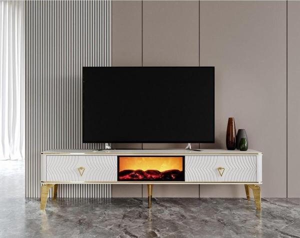 Venüs Vns Moduler Şömineli Tv Ünitesi. 180 Cm - Image 1