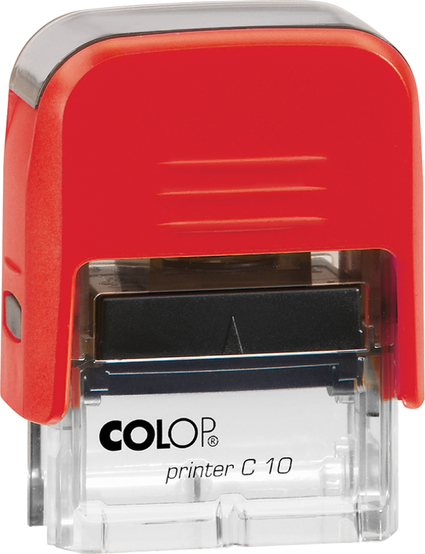 COLOP PRINTER C10 KIRMIZI KASA KIRMIZI KEÇE - 10X27MM - Image 1