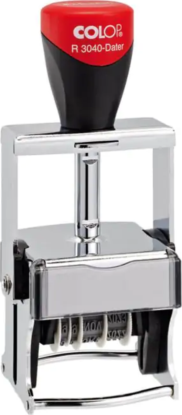 COLOP R 3040 TARİH KAŞE(ENG) MAVİ KEÇE - Image 1