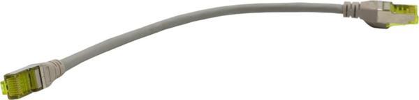 DIGITUS CAT6A S-FTP PATCH CORD 0,25 MT GREY (10'LU PAKET) - Image 1