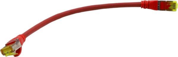 DIGITUS CAT6A S-FTP PATCH CORD 0,25 MT RED (10'LU PAKET) - Image 1