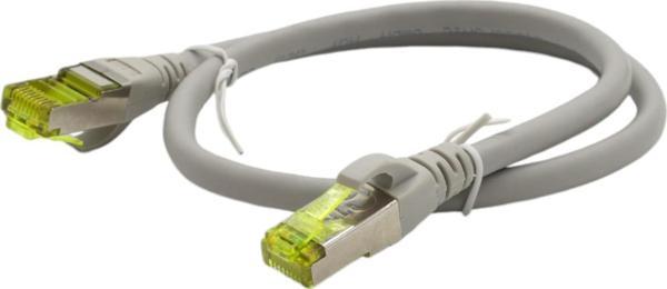 DIGITUS CAT6A S-FTP PATCH CORD 0,50 MT GREY (10'LU PAKET) - Image 1
