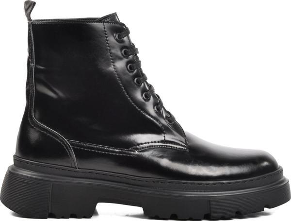 Ayakmod Premium 1651 Siyah Açma Hakiki Deri Erkek Bot - Image 1