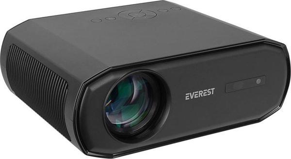Everest Pj06, 350 Led Lümen, 1920x1080, 1xhdmı, 1xusb, Tf Soket, Wifi, 1xlan, Bluetooth, 30.000 Saat - Image 1