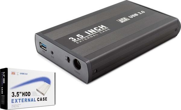 Hadron HDX1756 USB 3.0 SATA 3.5" Metal Kasa Hard-Disk Kutusu - Siyah - Image 1