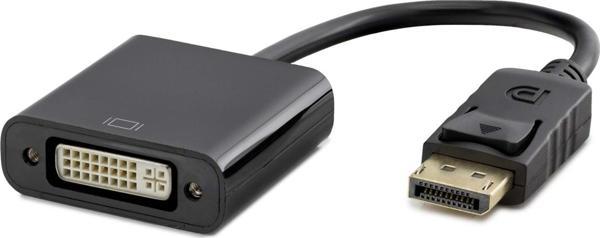 Hadron HDX7772 DisplayPort (M) - DVI (F) 24+5 Dönüştürücü Adaptör - Siyah - Image 1